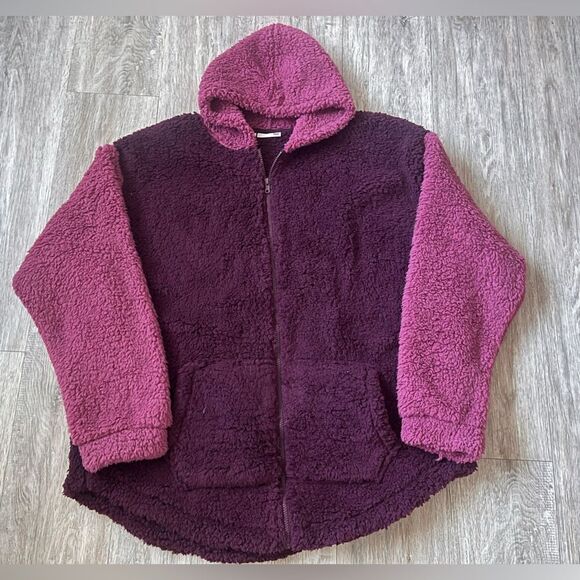 Women’s Super Soft Full Zip Sherpa Hoodie - Picture 2 of 4